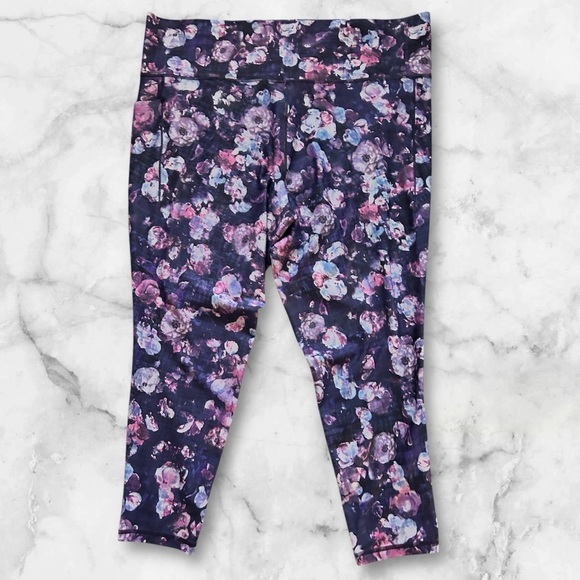 Athleta Solutations Stash pocket II printed leggings Sz 3X nwt 009 - Picture 1 of 3